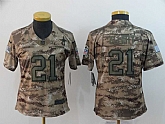 Women Nike Cowboys 21 Ezekiel Elliott Camo Salute To Service Limited Jersey,baseball caps,new era cap wholesale,wholesale hats